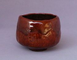 瀧本玲子「飴楽茶碗」口径11.0×高8.5cm