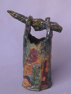 雨宮悦子 径16.0×高33.5cm