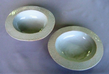 阪本ひろ子「楕円鉢」 縦22.0×横24.0×高4.5・6.0cm