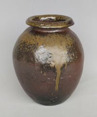 宮川邦雄「花文鉢」 径12.0×10.5 高20.0cm