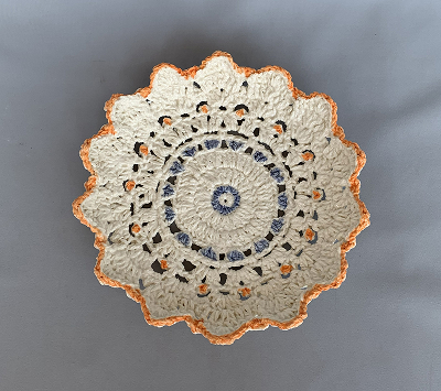 池田秀子　径20.0×20.0 高3.0cm