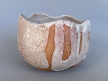 木下勝弘　「志野茶碗」　径13.0×13.0 高9.5cm