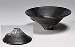 水野雅生　「平茶碗」（世界文化遺産）　φ15.0×6.0cm